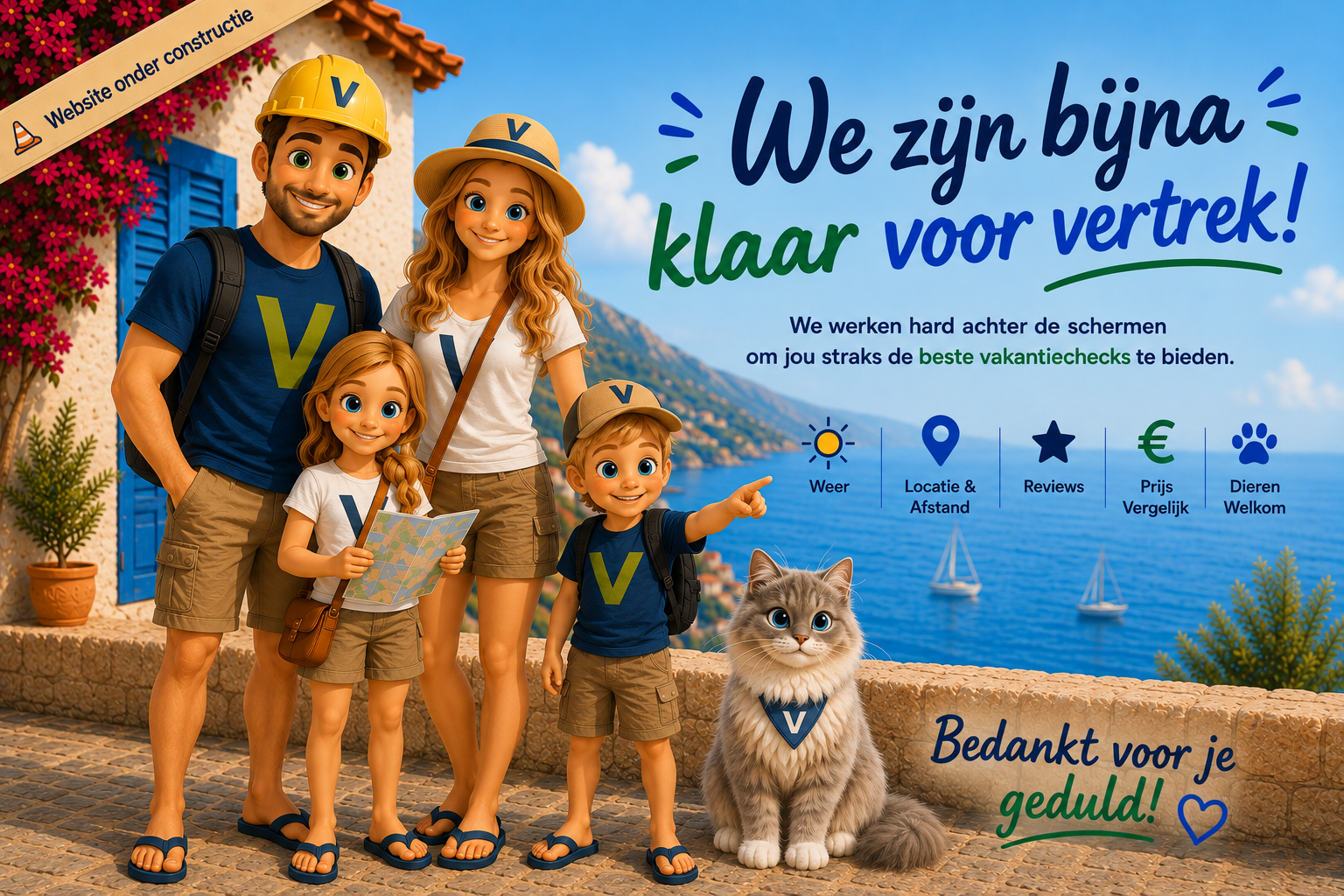 travelcheckerz website onder constructie desktop 2